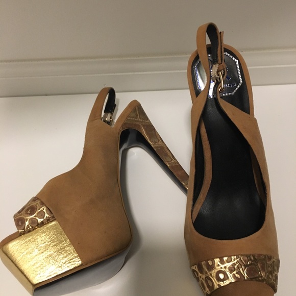 DMSX Donald J Pliner Open Toe & Sling Back Heels - Picture 2 of 5